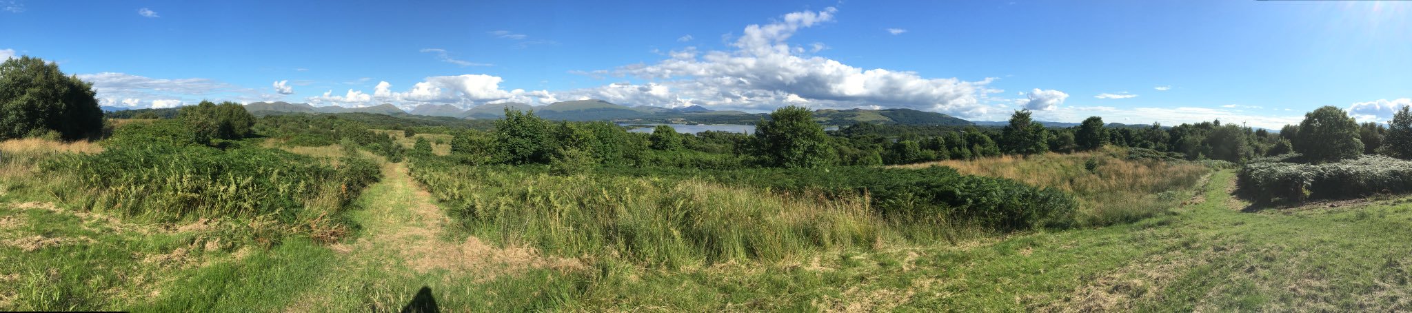 View from our hotel, the Isle of Eriska. https://t.co/mD9TRz3ZhI