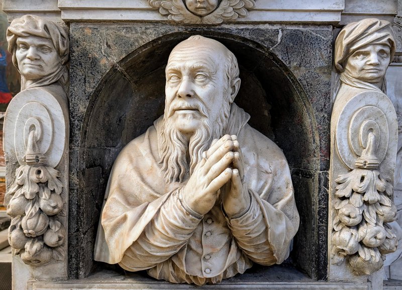 Funeral monument of Cardinal Albani (d. 1591)