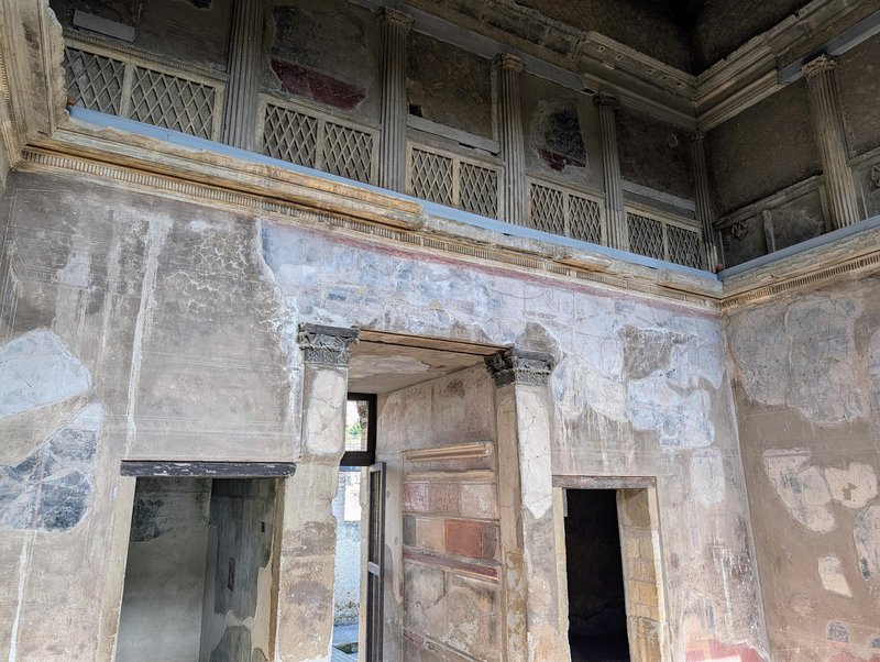 A house interior with second story