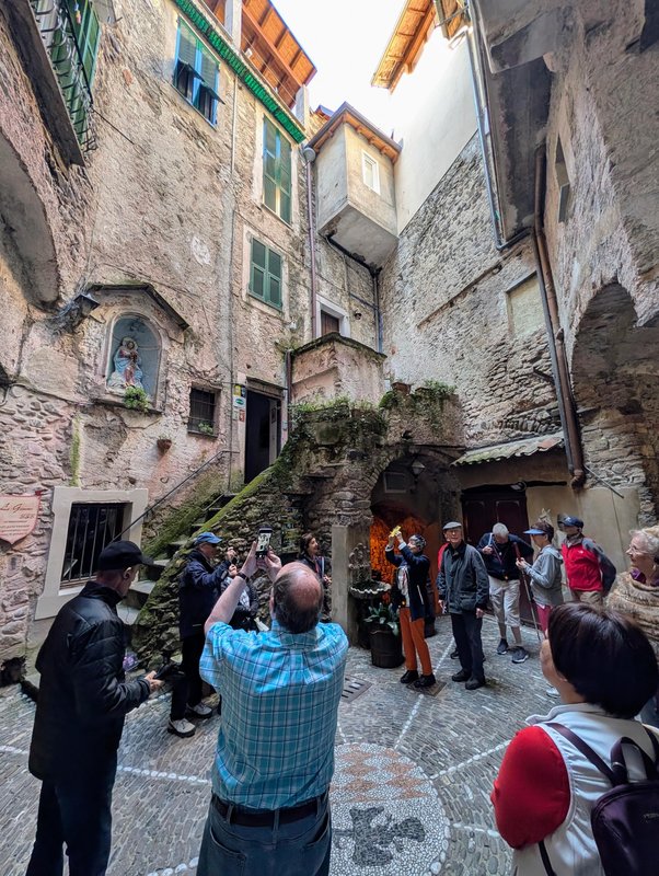 A wide-angle shot of the central square