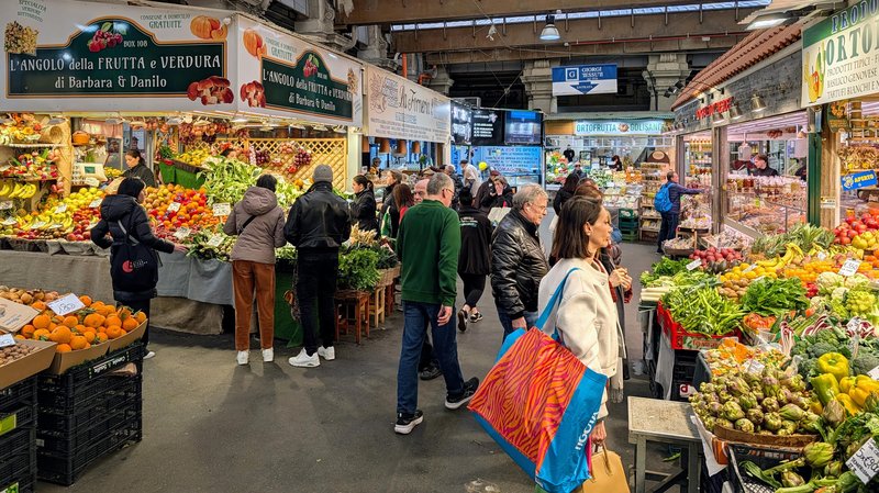 Inside the market. This is less than 1/10th of it