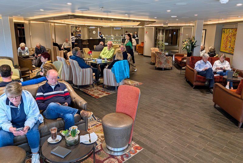 The Arts Café, a coffee and pastry spot. Nice to have a space that's not a bar serving cocktails!