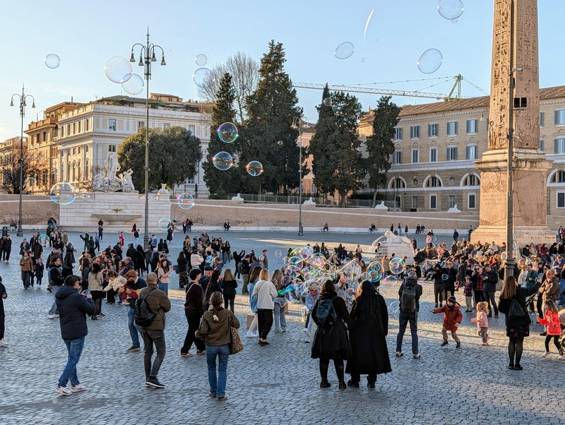 Another view of the Piazza with its Egyptian obelisk