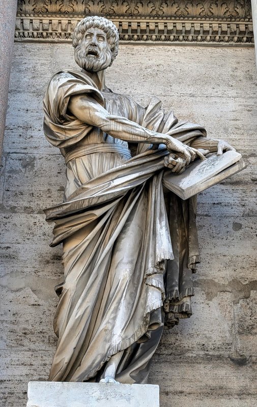 St. Peter declaiming from a book, by Francesco Mochi 1640s