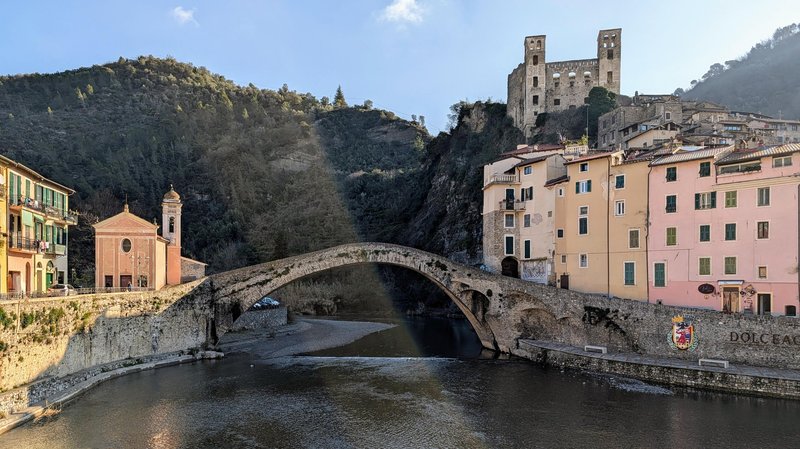 The medieval bridge into the old city