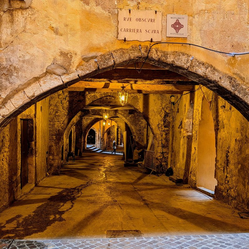 The Rue Obscur, a covered street / gallery