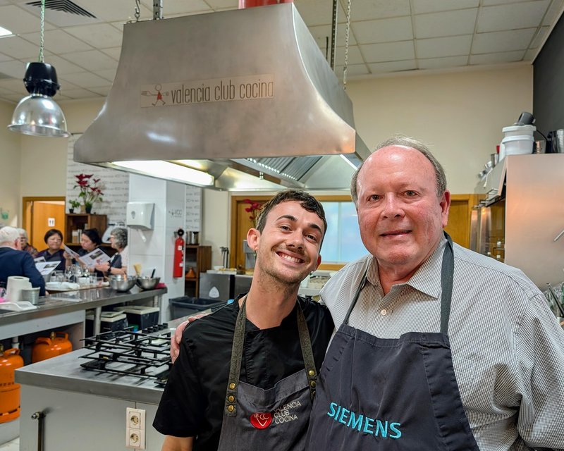 Ken with one of our instructors