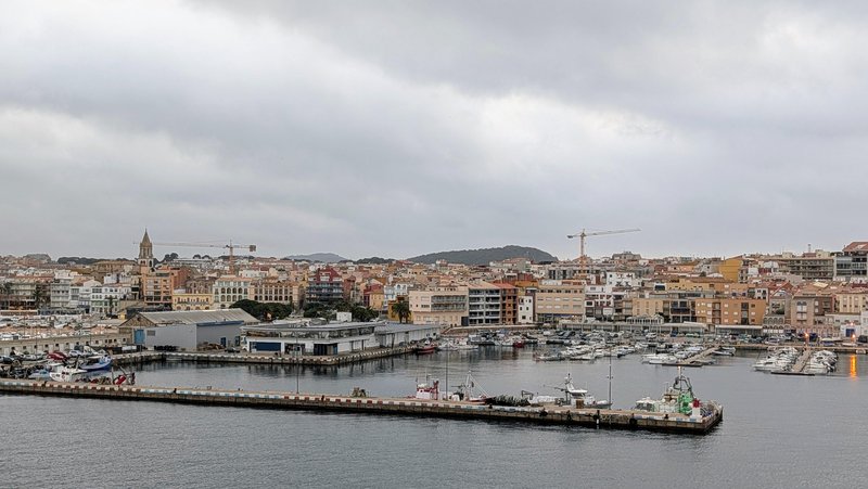 The port from our cruise pier