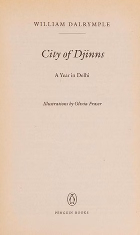 The cover of City of Djinns: A Year in Delhi