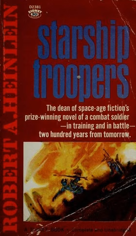 The cover of Starship Troopers