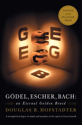 The cover of Gödel, Escher, Bach: An Eternal Golden Braid