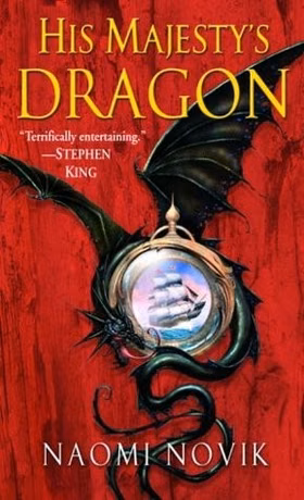 The cover of His Majesty's Dragon