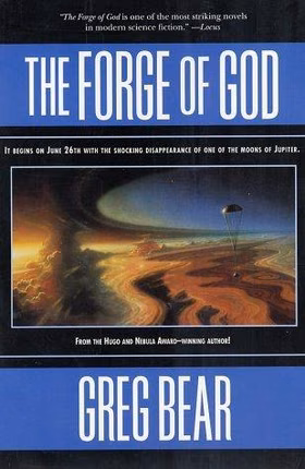 The cover of The Forge of God