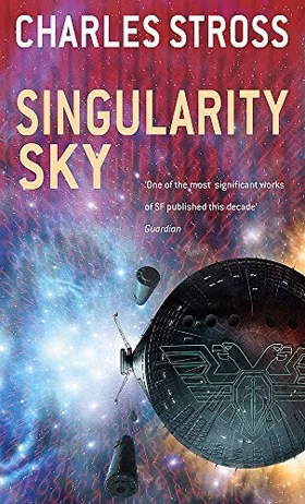 The cover of Singularity Sky