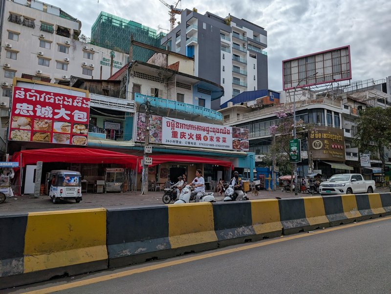 Random street scene in a relatively calm traffic moment