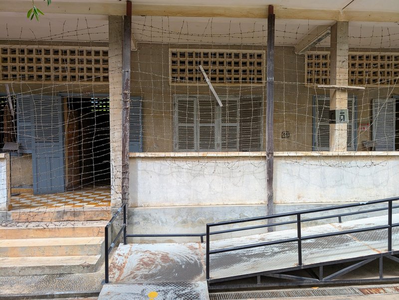 Outside of S21, a torture and death prison