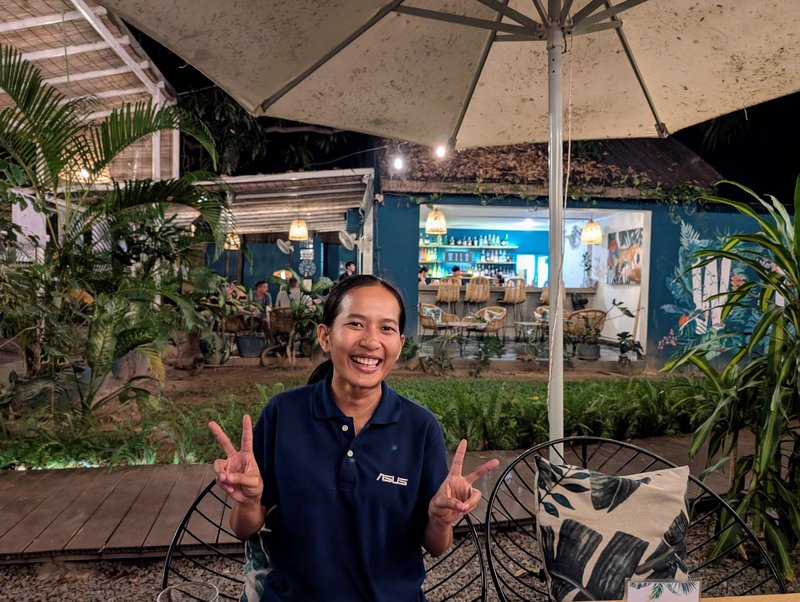 Our tour guide, here at Wild, a cocktail bar