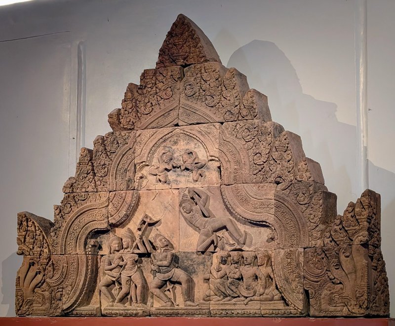 Bas relief of a story from the Ramayana (?)