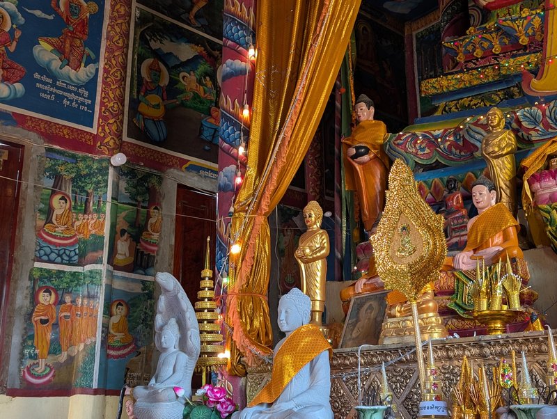 Decorations at the altar