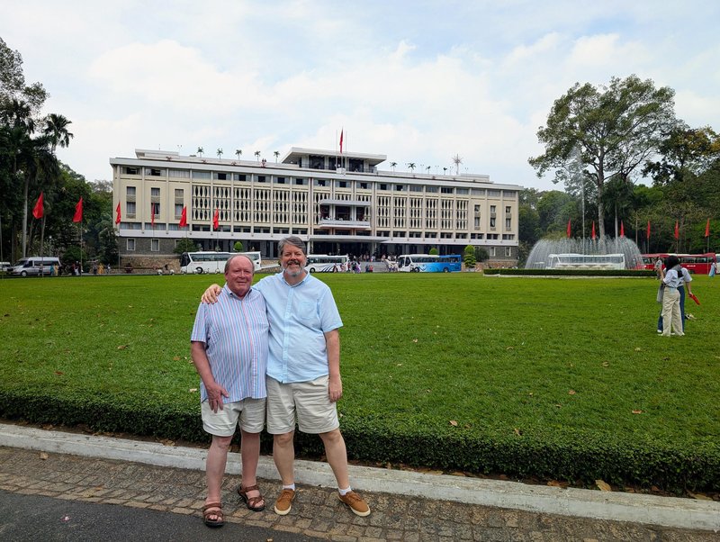 Ken and me outside the museum