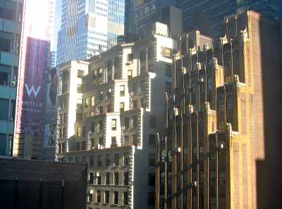 View from The Muse hotel near Times Square